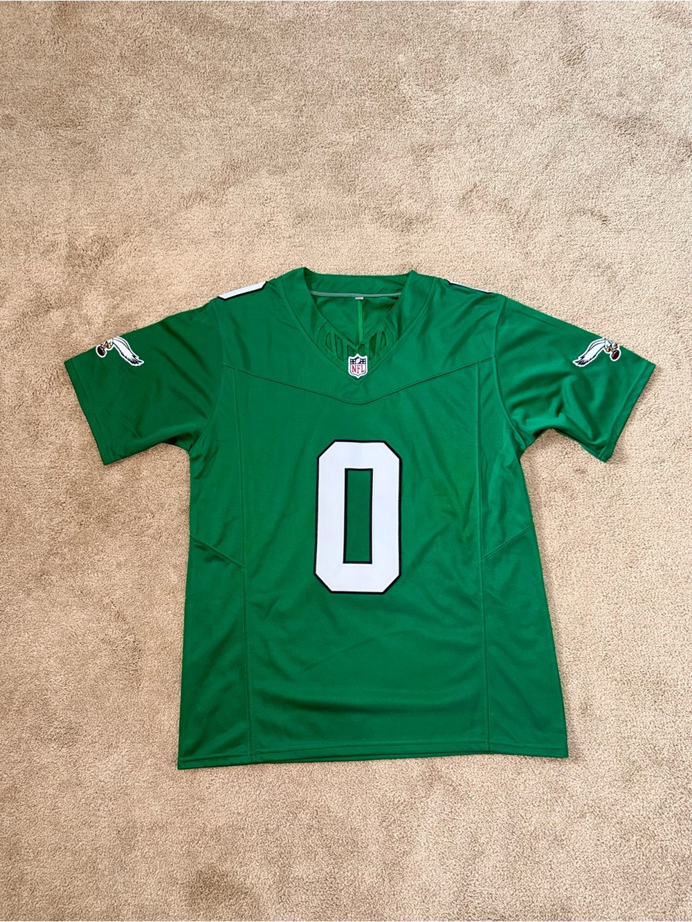 D’Andre Swift Philadelphia Eagles #0 Stitched Football Jersey Men’s Small Green